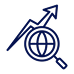 Business icon illustrating digital marketing in the USA by Arobit Digital