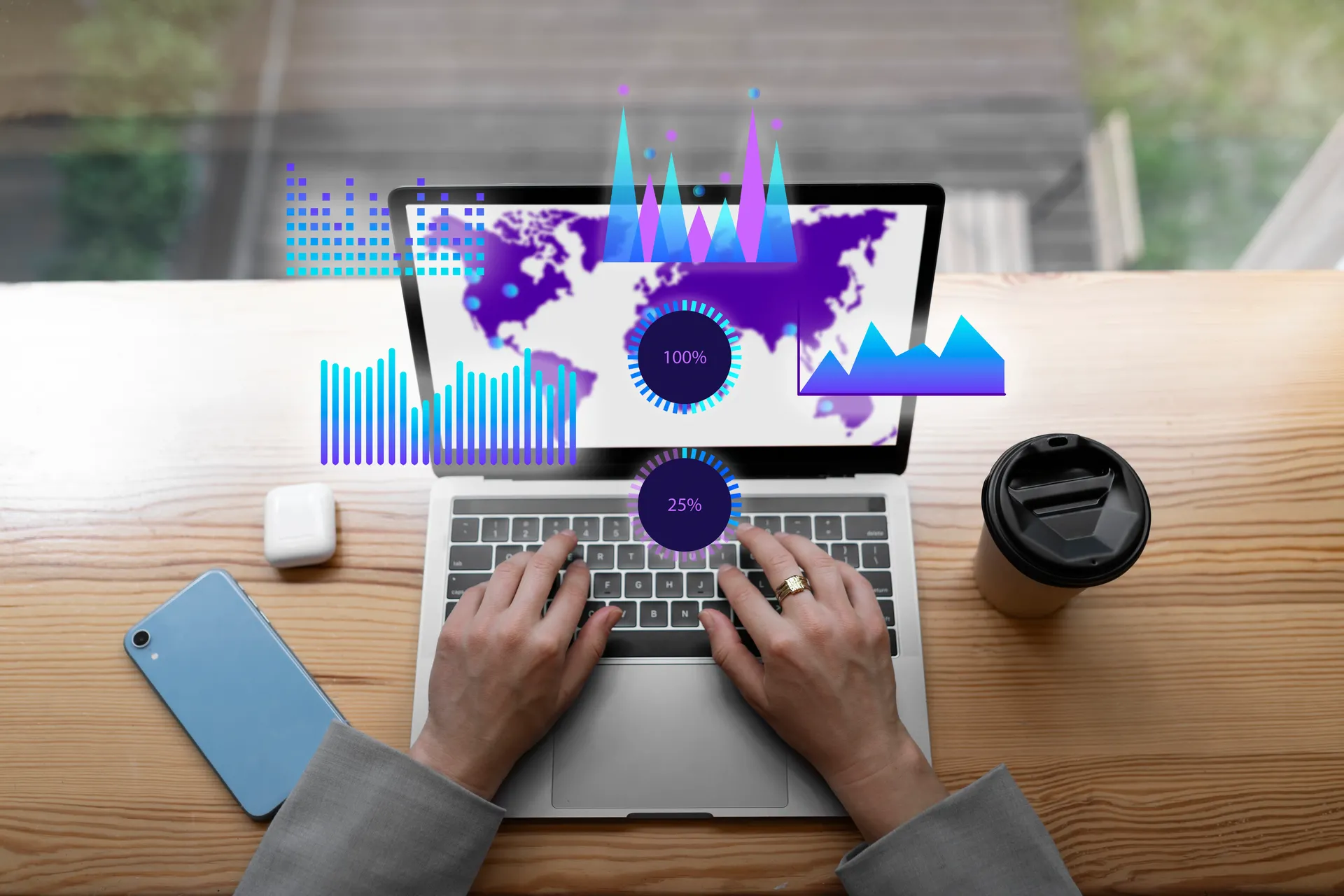 Google Search Console and Analytics Insightsa icon illustrating SEO audit by Arobit Digital
