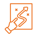 Implementation Support icon illustrating SEO audit by Arobit Digital