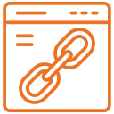 Link Building icon illustrating ecommerce SEO by Arobit Digital