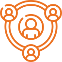 Multi Region Coordination icon illustrating enterprise SEO by Arobit Digital